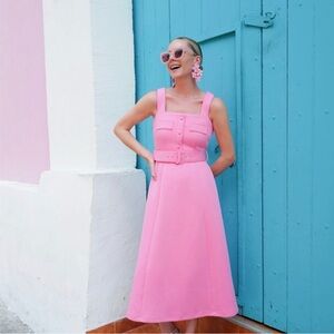 Tuckernuck x Atlantic-Pacific Peony Pink Neoprene Elle Dress